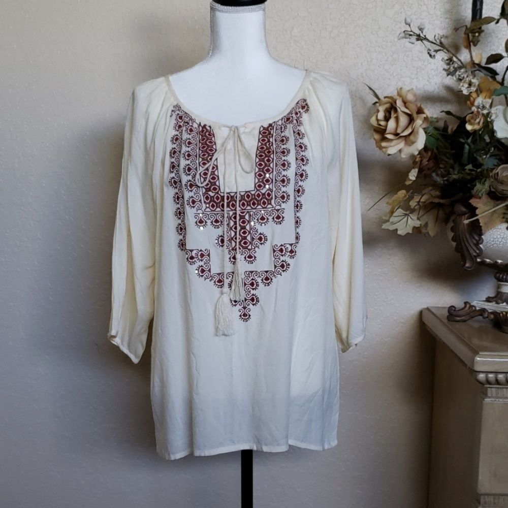 Cute Options Embroidered Blouse